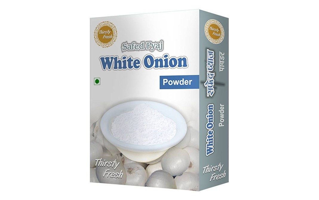 Thirsty Fresh White Onion (Safed Pyaj) Powder   Box  75 grams